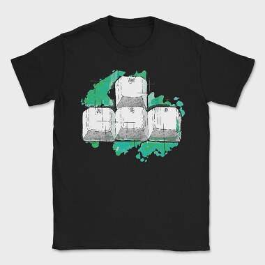 Wasd Keys, Tricou Barbati (Unisex)