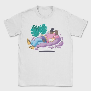 Girl Reading, Tricou Barbati (Unisex)