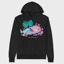 Girl Reading, Hanorac Oversize Barbati (Unisex)