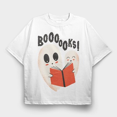 Boooooks, Tricou Oversize Barbati (Unisex)