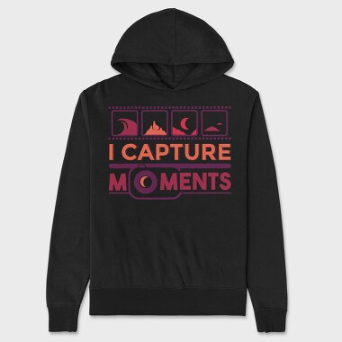 I Capture Moments, Hanorac Oversize Barbati (Unisex)