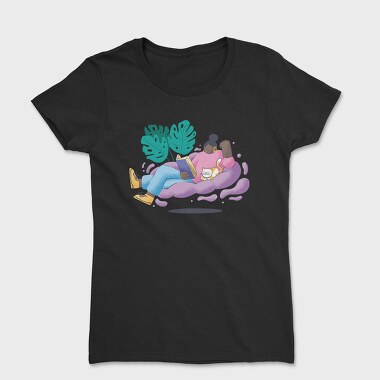 Girl Reading, Tricou Femei