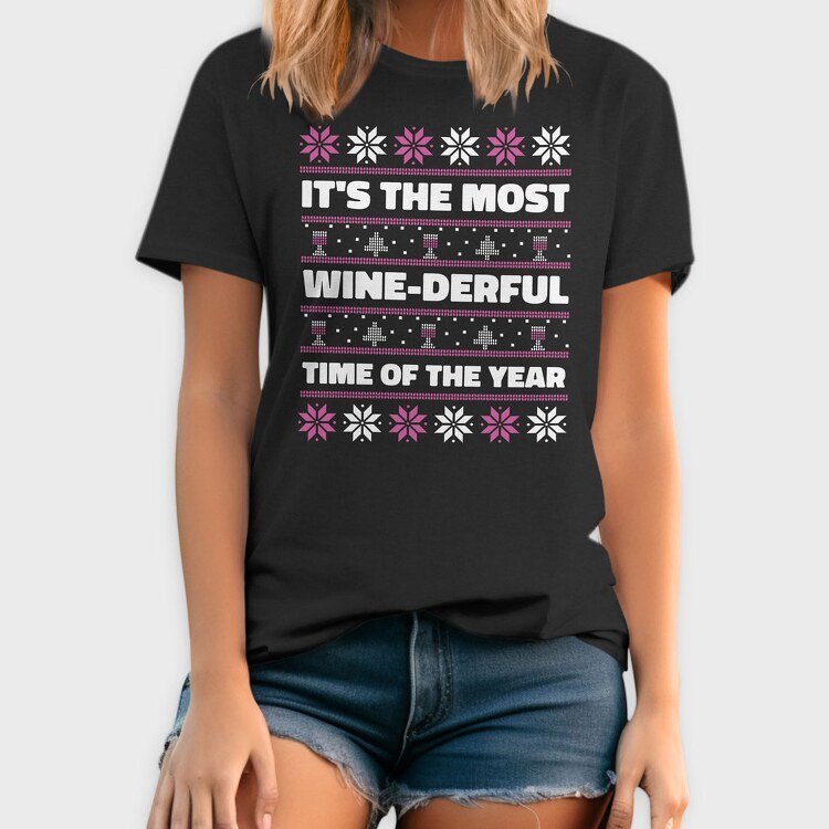 Ugly Sweater Wine, Tricou Barbati (Unisex)