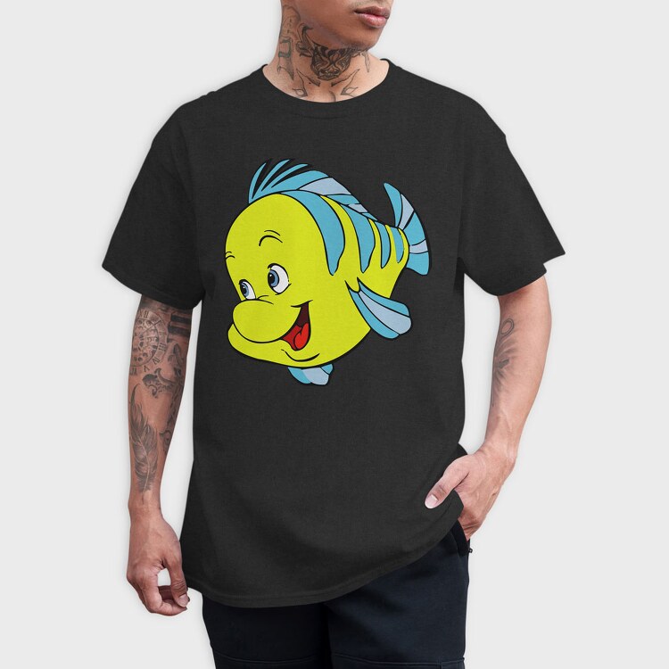Cartoon Retro La Sirenta 6, Tricou Barbati (Unisex)