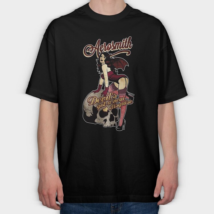 Devils New Disguise, Tricou Oversize Barbati (Unisex)
