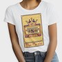 Pixelart Tarot Card the Music, Tricou Femei