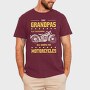 Real Graandpas Ride Motorcycles, Tricou Barbati (Unisex)