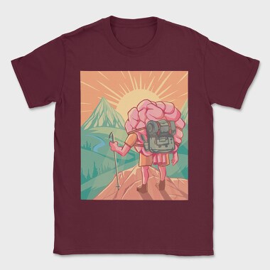 Hiking Brain, Tricou Barbati (Unisex)