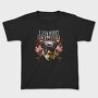 Lynnyrd Skynyrd Flames Flag Skull, Tricou Copii