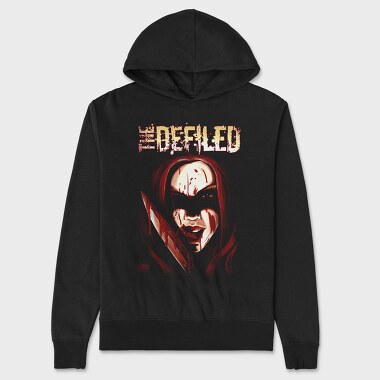 Bleeding Angel Red Flames, Hanorac Oversize Barbati (Unisex)