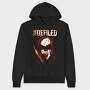 Bleeding Angel Red Flames, Hanorac Oversize Barbati (Unisex)