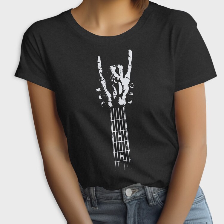 Rock Hand Guitar, Tricou Femei