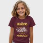 Real Graandpas Ride Motorcycles, Tricou Copii