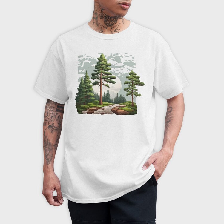 Forest Hiking, Tricou Barbati (Unisex)