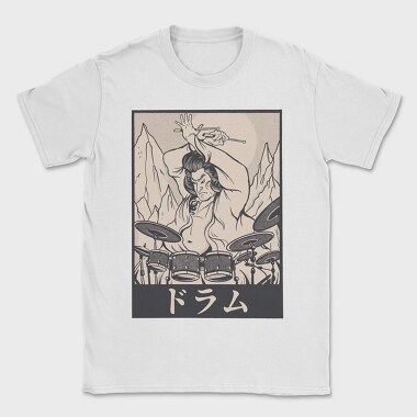 Samurai Drummer, Tricou Barbati (Unisex)