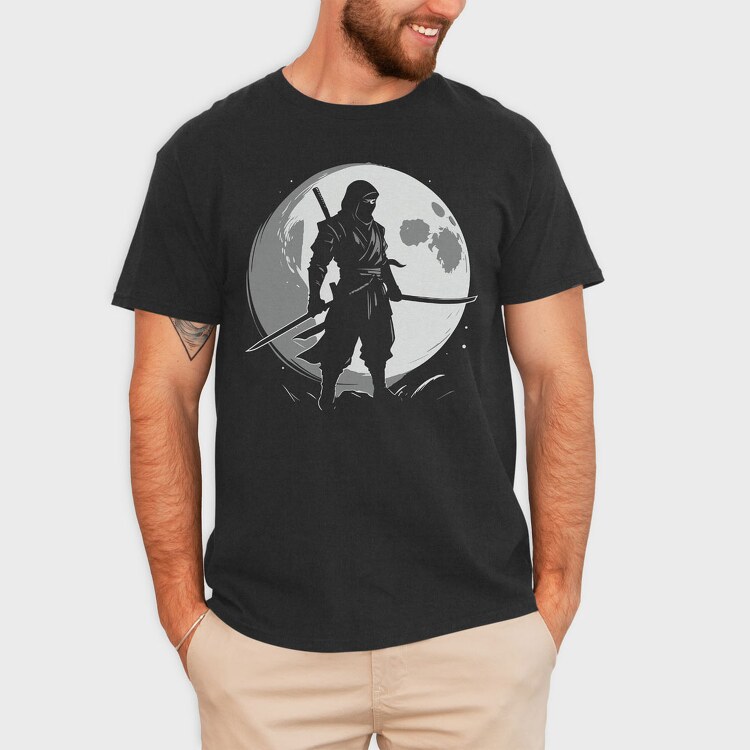 Ninja Moon, Tricou Barbati (Unisex)