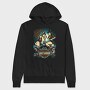 Vintage Garage Biker Girls Harley Davidson, Hanorac Oversize Barbati (Unisex)