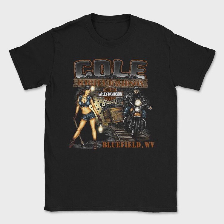 Harley Davidson Biker Girl Ride, Tricou Barbati (Unisex)