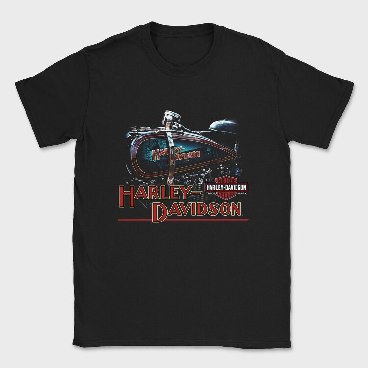 Harley Davidson Bike Ride 2, Tricou Barbati (Unisex)
