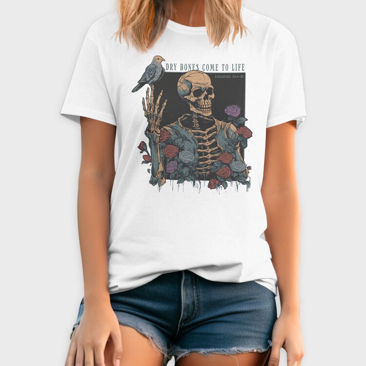 Skeleton Dove Life, Tricou Barbati (Unisex)