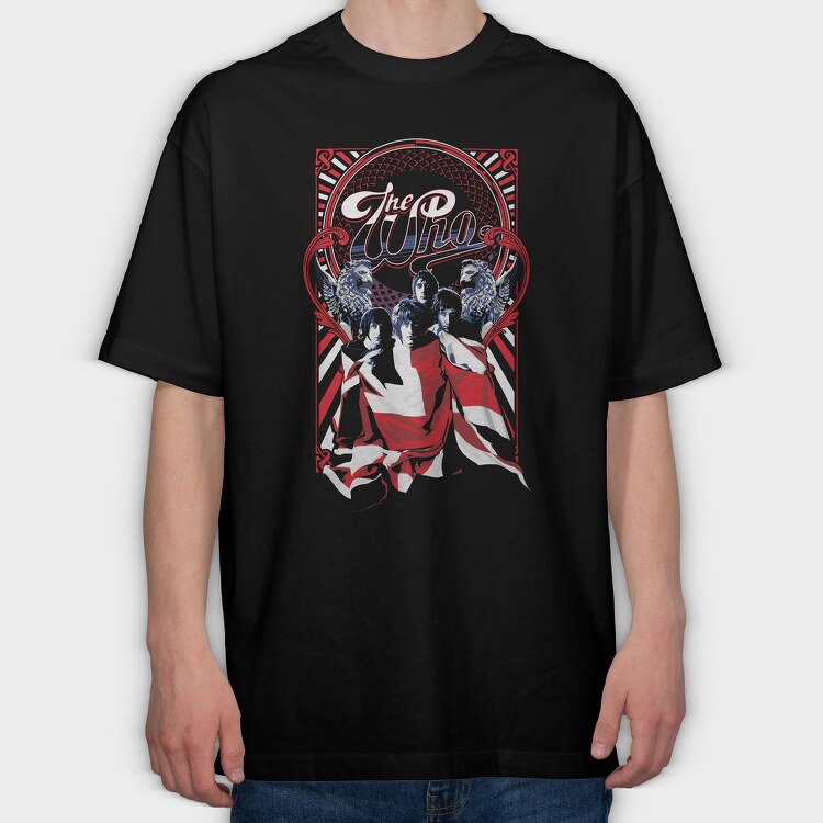 THE WHO, Tricou Oversize Barbati (Unisex)
