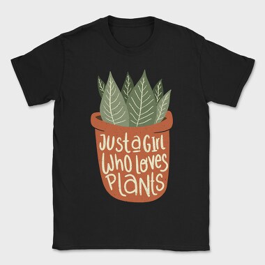 Girl Who Loves Plants, Tricou Barbati (Unisex)