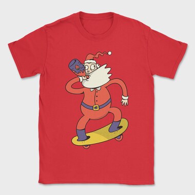 Skating Santa Juice, Tricou Barbati (Unisex)