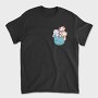 Colored Cats Pocket, Tricou Barbati (Unisex)
