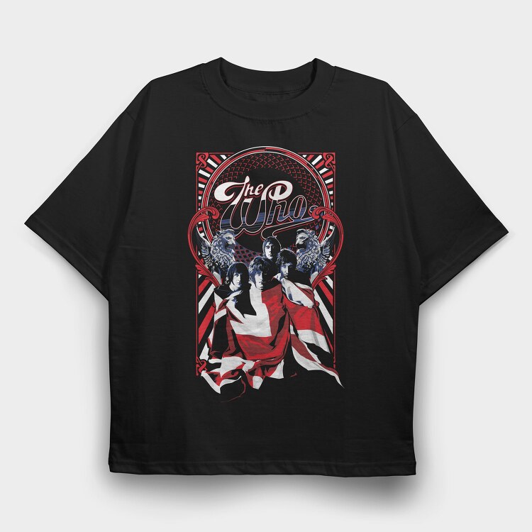 THE WHO, Tricou Oversize Barbati (Unisex)