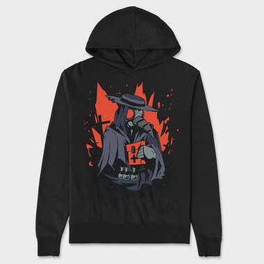 Plague Doctor, Hanorac Oversize Barbati (Unisex)