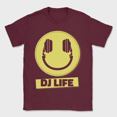 DJ Life, Tricou Barbati (Unisex)