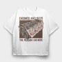 Engine and Beer, Tricou Oversize Barbati (Unisex)