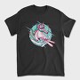 Skiing Unicorn, Tricou Barbati (Unisex)