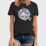 Skiing Unicorn, Tricou Barbati (Unisex)
