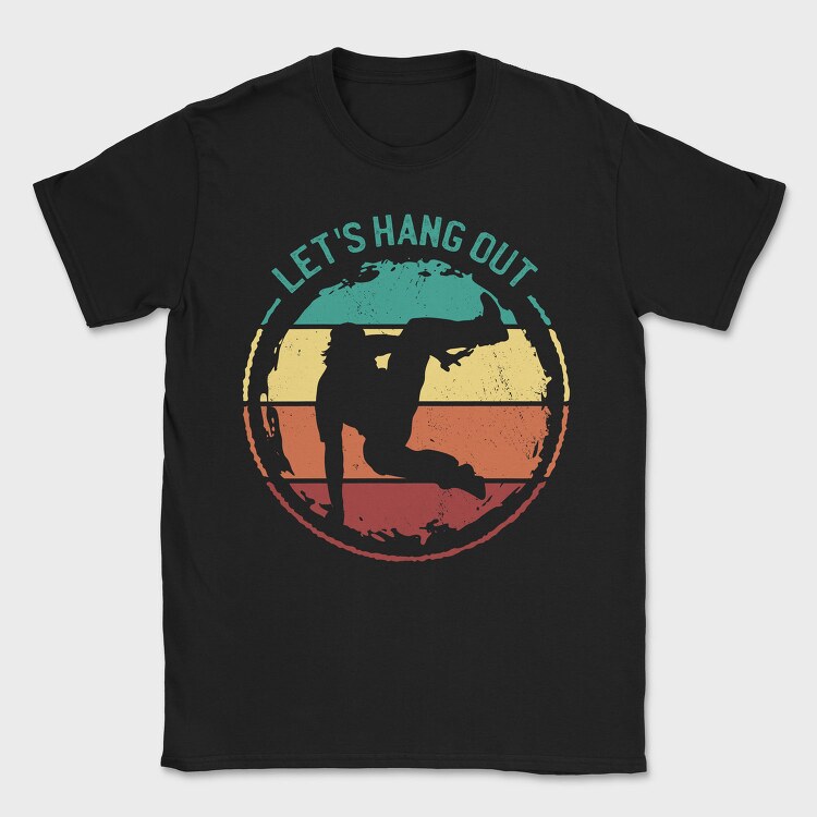 Parkour Retro Sunset Quote, Tricou Barbati (Unisex)