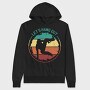 Parkour Retro Sunset Quote, Hanorac Oversize Barbati (Unisex)