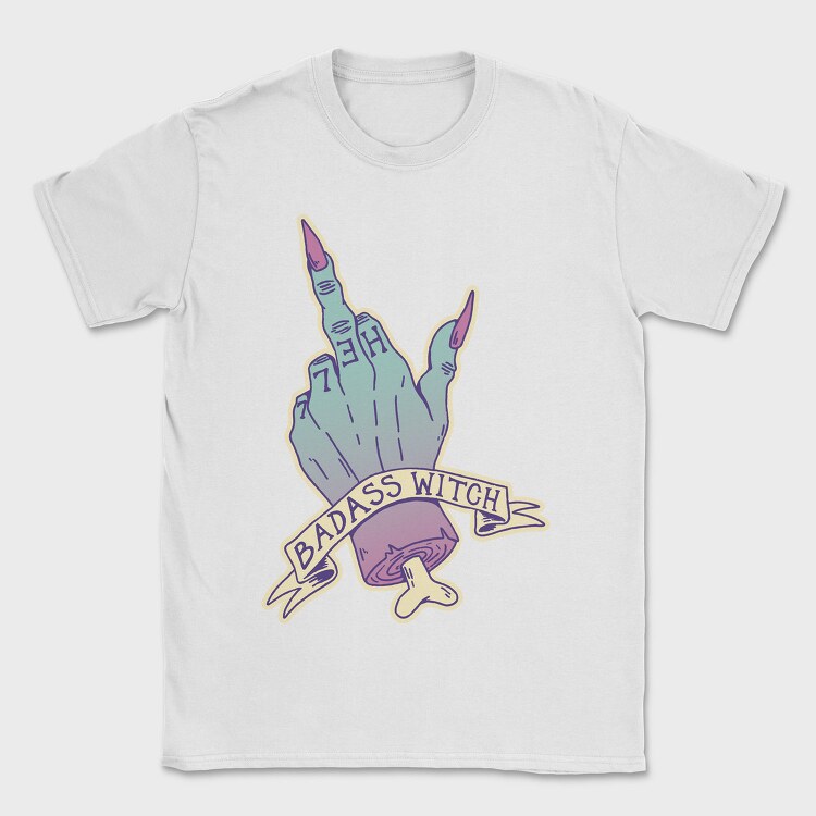 Pastel Goth Badass Witch, Tricou Barbati (Unisex)