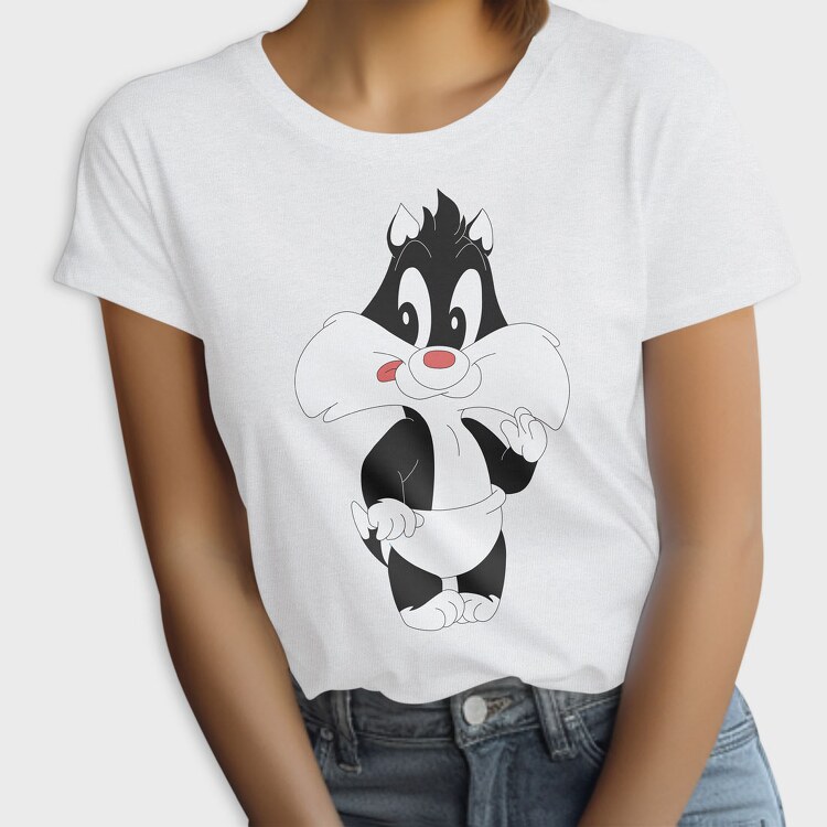 Cartoon Retro Looney Tunes Tiny 3, Tricou Femei