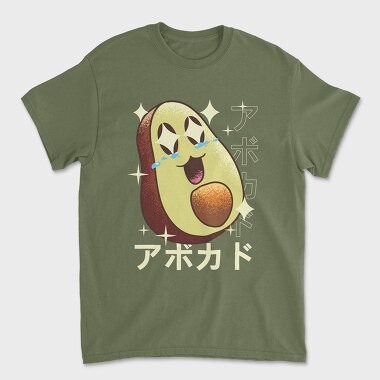 Avocado Crazy Kawaii, Tricou Barbati (Unisex)