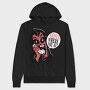 Devil Calling Santa, Hanorac Oversize Barbati (Unisex)