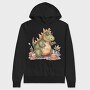 Dinosaur Fantasy Watercolor Birthday Tote, Hanorac Oversize Barbati (Unisex)