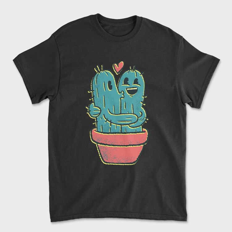Cactus Couple, Tricou Barbati (Unisex)