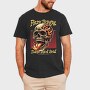 Skeleton Fiery Tongle, Tricou Barbati (Unisex)