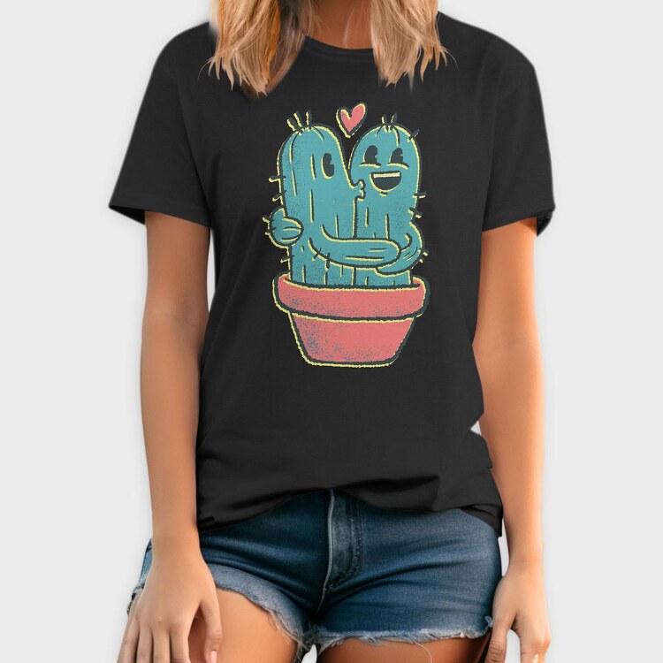 Cactus Couple, Tricou Barbati (Unisex)