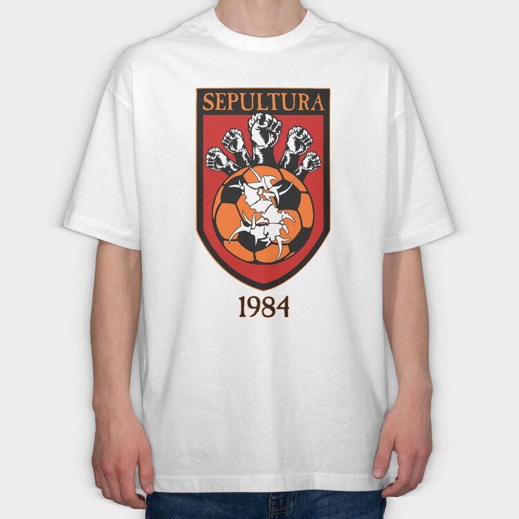 SEPULTURA 1984, Tricou Oversize Barbati (Unisex)
