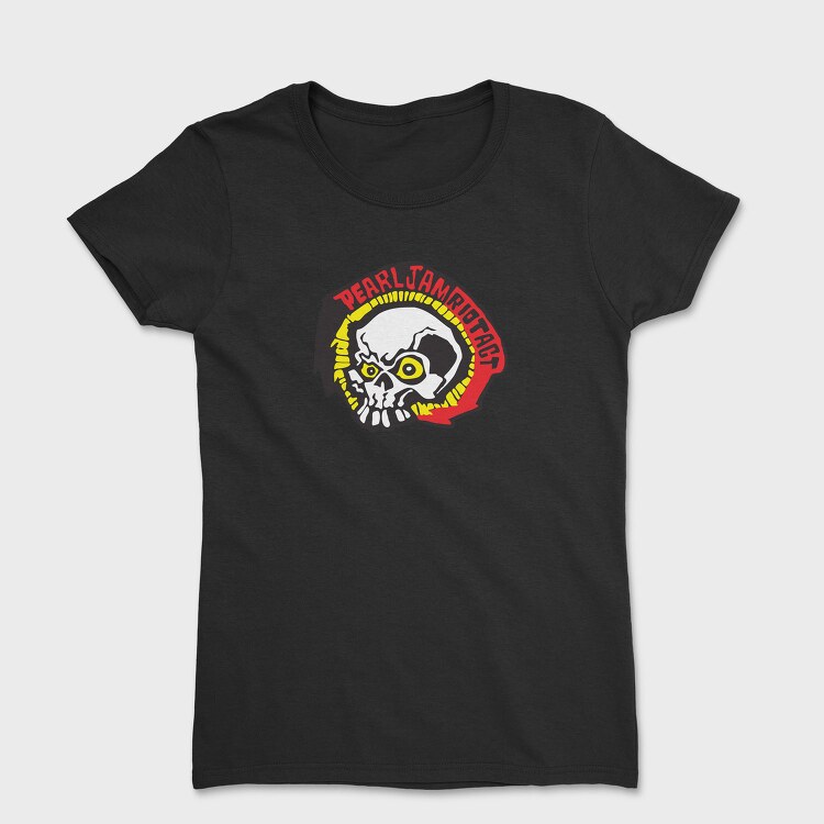PEARL JAM Riot Act Skull, Tricou Femei