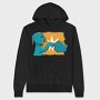 Dog Fist Bump Like Bro, Hanorac Oversize Barbati (Unisex)
