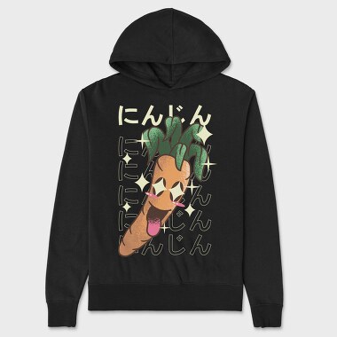 carrot crazy kawaii, Hanorac Oversize Barbati (Unisex)