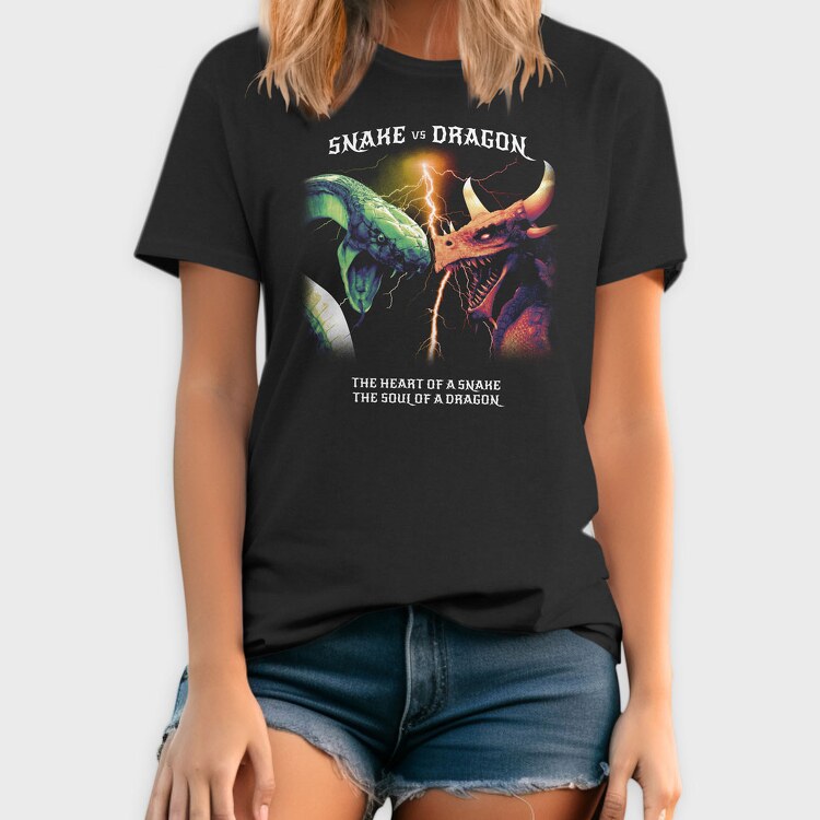 Realistic Dragon Snake, Tricou Barbati (Unisex)