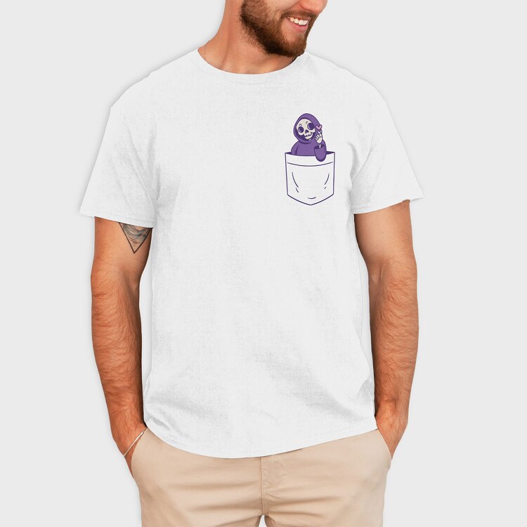 Grim Reaper Pocket Love, Tricou Barbati (Unisex)